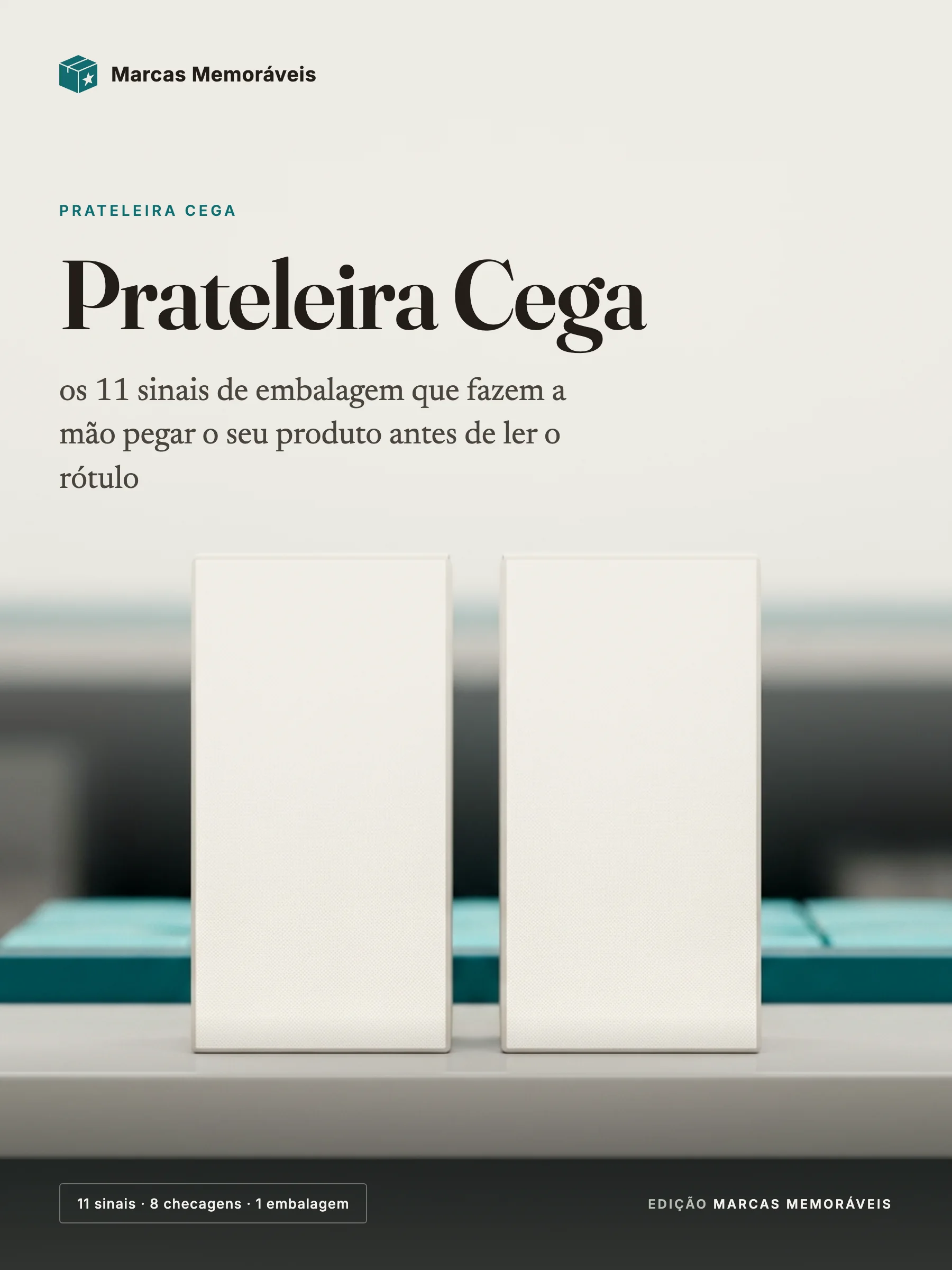 Capa do guia Prateleira Cega